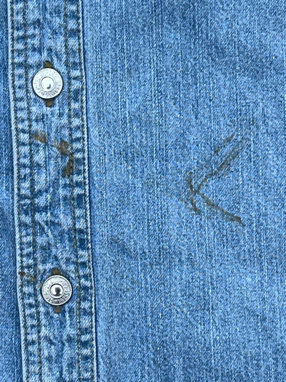 Levi’s overshirt shacket workwear with metal buttons Large - Picture 6 of 11